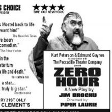 ZERO HOUR Ends Run at St. Clement's 1/31 Prior to Reopening at the DR2 Theatre